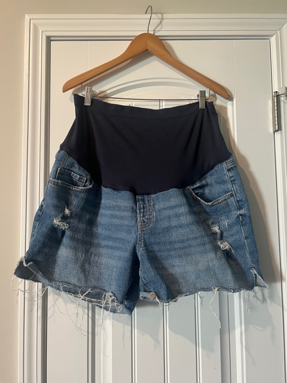 OG straight Full Panel Jean Shorts